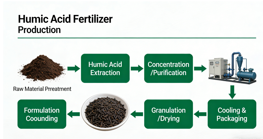 weathered lignite humic acid extraction